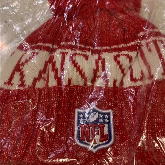 Kansas City Chiefs NFL Hat Knit Beenie Hat New - Picture 5 of 8